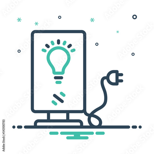 Mix icon for lightbox
