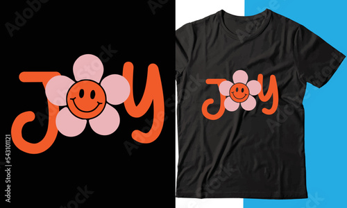 JOY Christmas T shirt Design photo