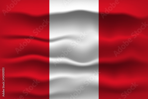 Vector illustration national flag of Peru. Simply vector illustration eps10. 