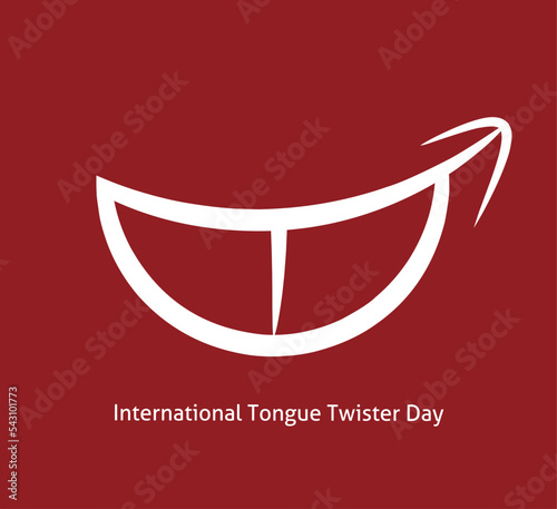 International Tongue Twister Day Poster photo