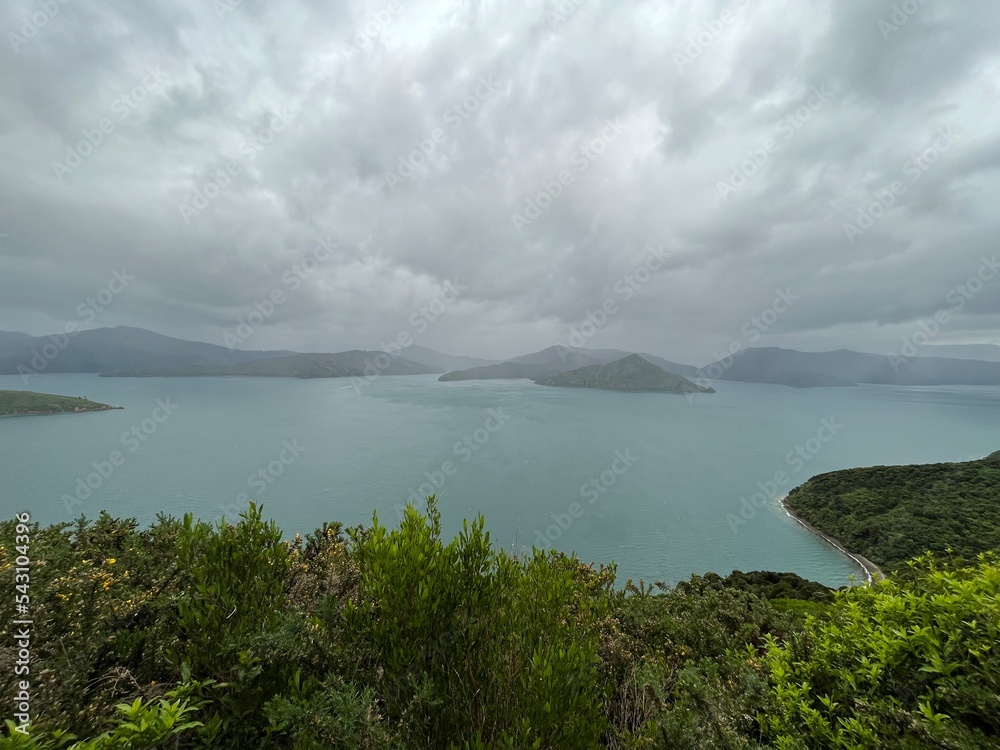 Φωτογραφία Queen Charlotte Sounds view, Picton, South Island, New Zealand