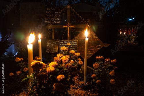Tumba en día de muertos
