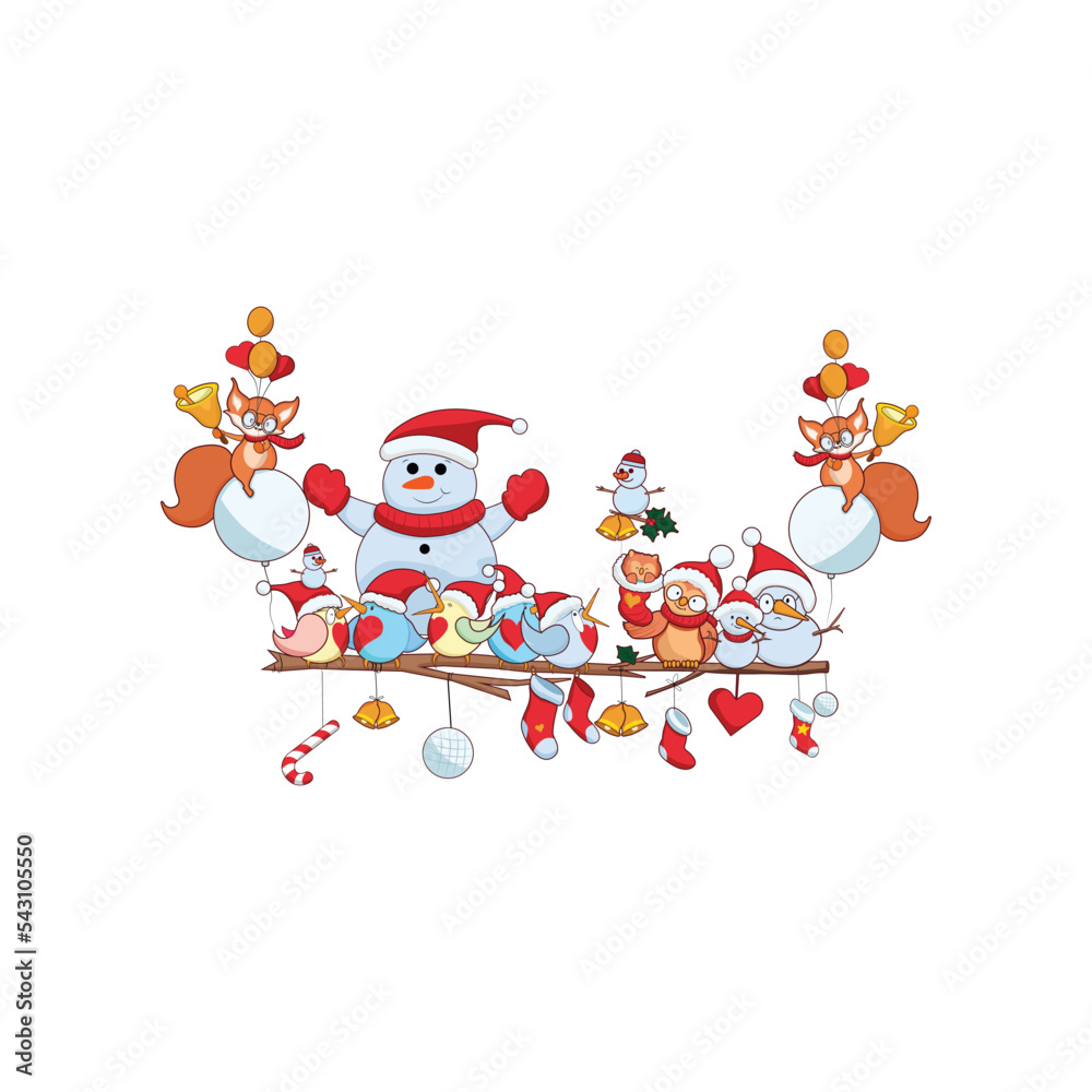 Winter Christmas snowmen collection. Vector illustration. Funny snowman set isolated on white background. Perfect for coloring book, textiles, icon, web, painting, books, t-shirt print. Winter Christmas snowmen collection. Vector illustration. Funny snowman set isolated on white background. Perfect for coloring book, textiles, icon, web, painting, books, t-shirt print.