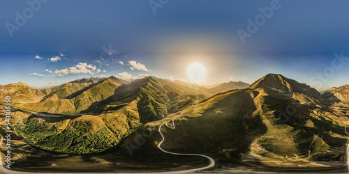 mountains in the Republic of North Ossetia-Alania 360 photo