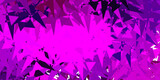 Dark Purple vector backdrop with chaotic shapes.