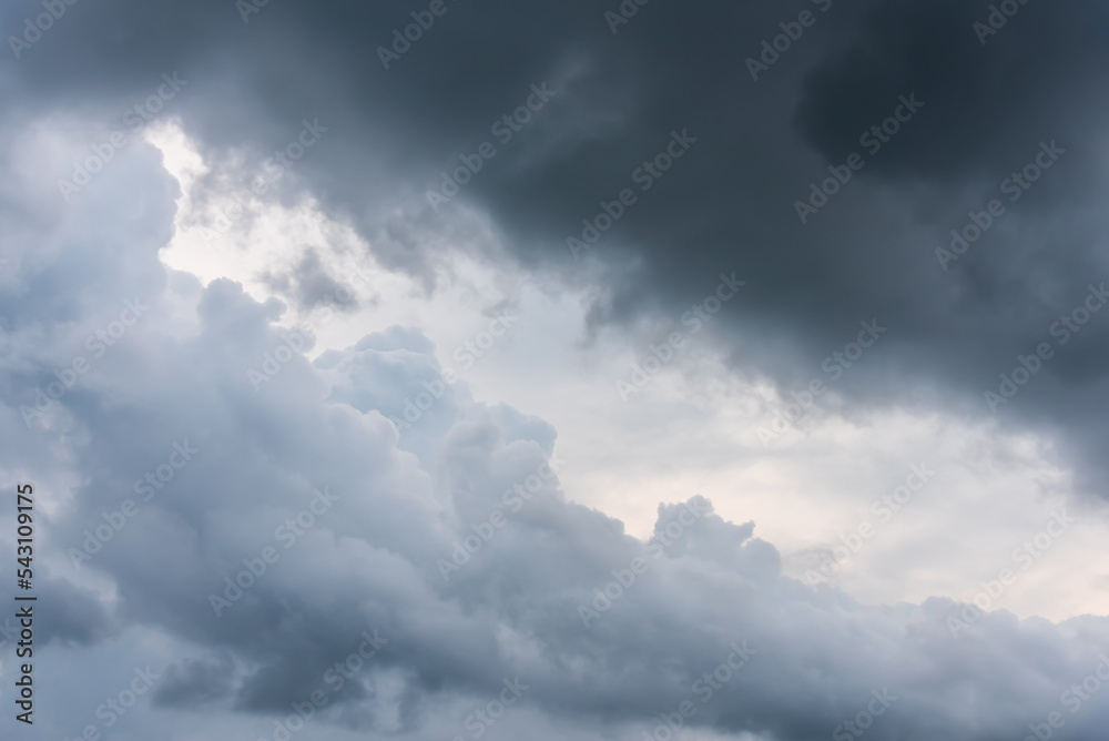 Overcast sky with dark cloud in windy day. Overcast sky with dark cloud in windy day.
