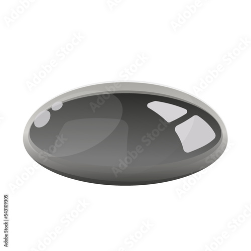 mercury drop vector illustration icon clipart isolated on white background