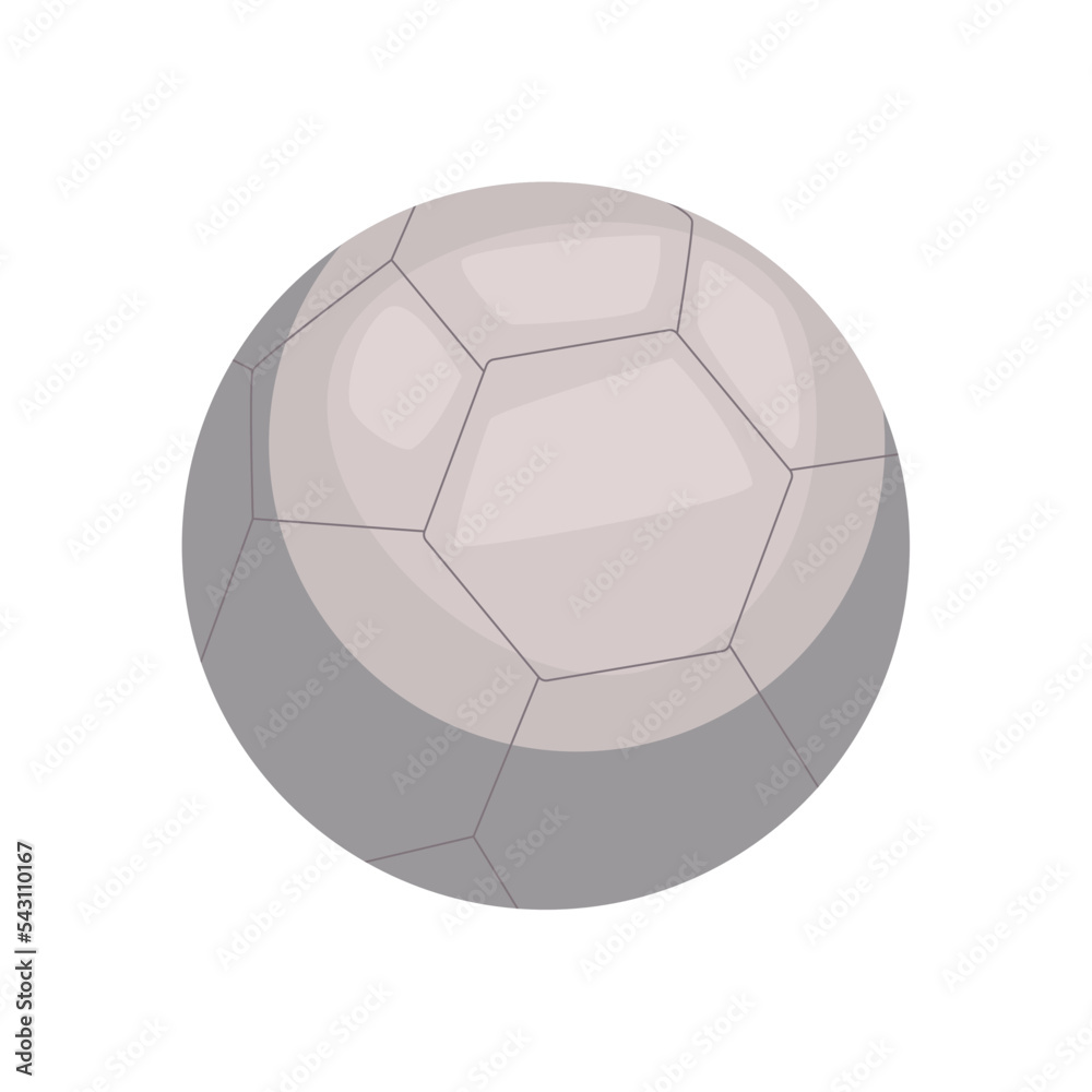 flat indoor football ball