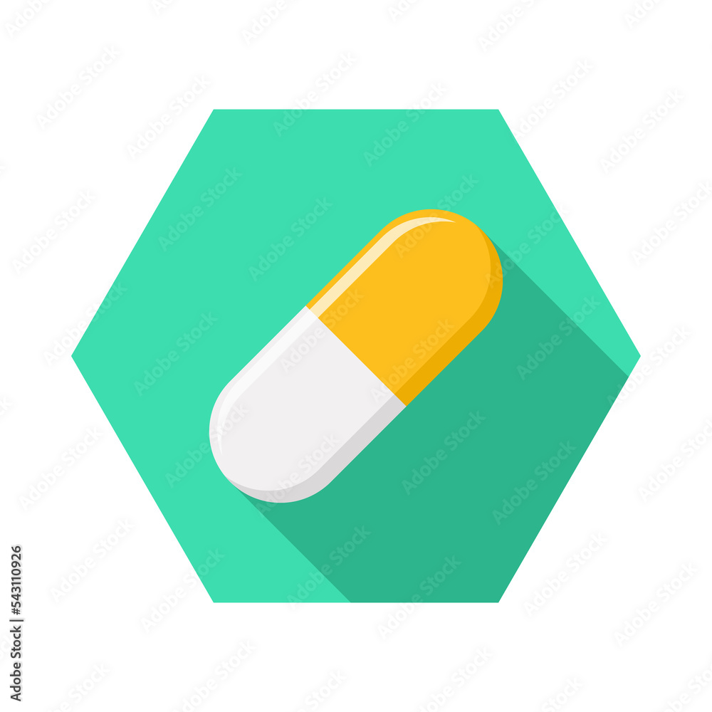 Yellow Pill Capsule, Medicine, vector mark symbols Yellow style. Isolated icon. Yellow Pill Capsule, Medicine, vector mark symbols Yellow style. Isolated icon.