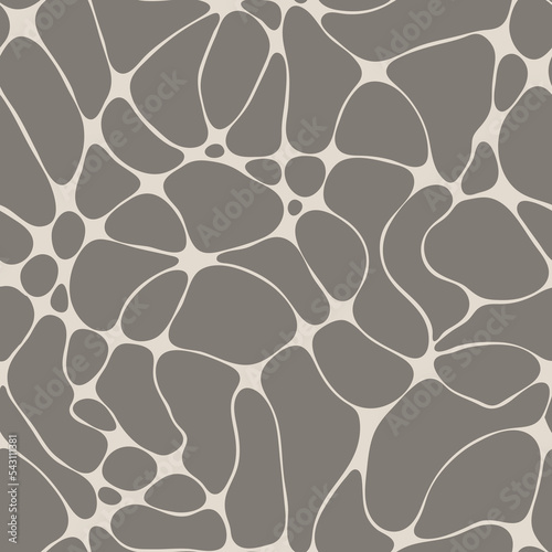 Abstract seamless pattern. Neirographic waves.