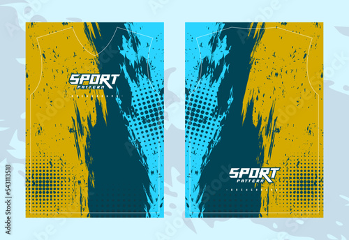 Abstract Grunge texture sports jersey design concept for motocross, racing team, cycling, esport team,