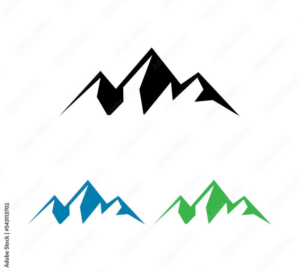 Vector Simple Mountain Logo Vector Simple Mountain Logo