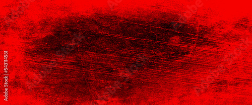 Dark Red horror scary background. Dark grunge red texture concrete, halloween theme. red background. wall with blood splatter and grunge.	
