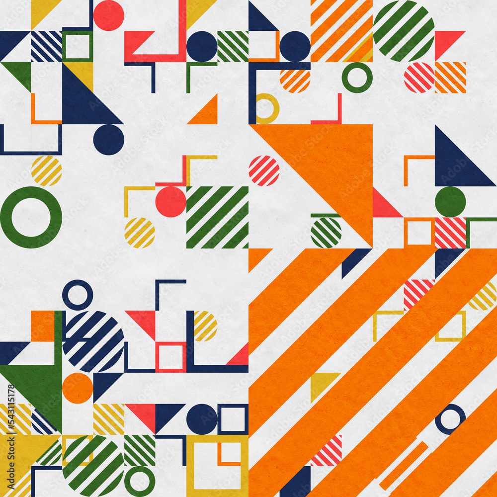 abstract geometric figures, bauhaus background abstract geometric figures, bauhaus background