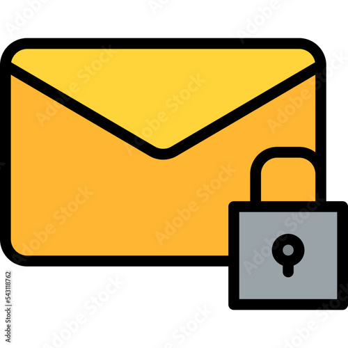 encrypted email communication management icon