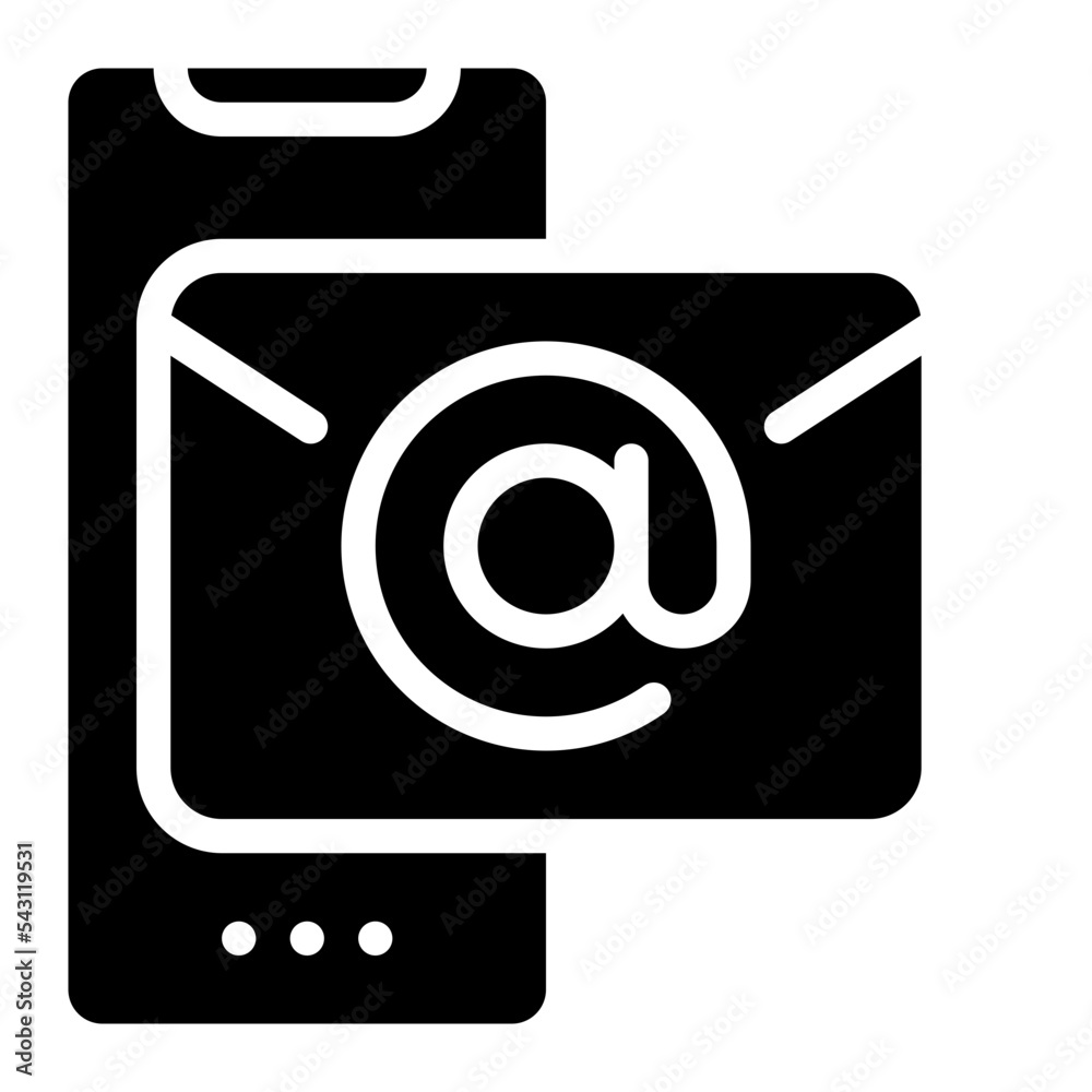 phone email communication management icon phone email communication management icon