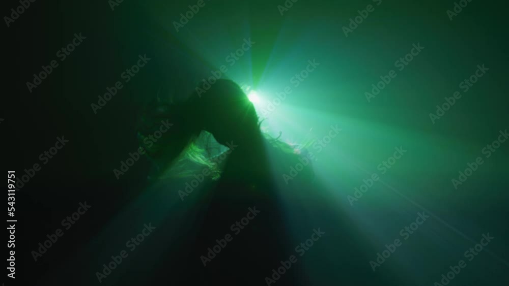 Woman dancing in a club Woman dancing in a club