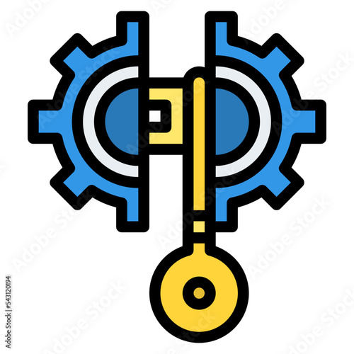 key design thinking practical process knowledge icon
