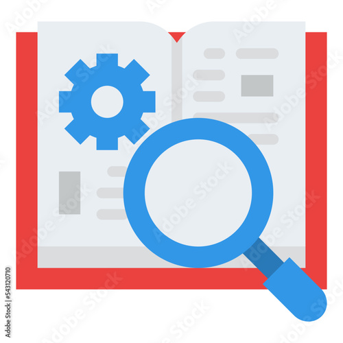 research book design thinking practical process knowledge icon