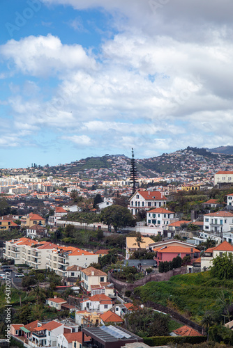 Funchal capital city on Madeira island 