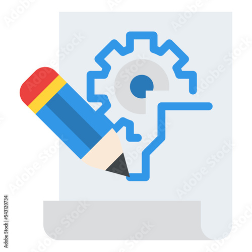 sketch design thinking practical process knowledge icon