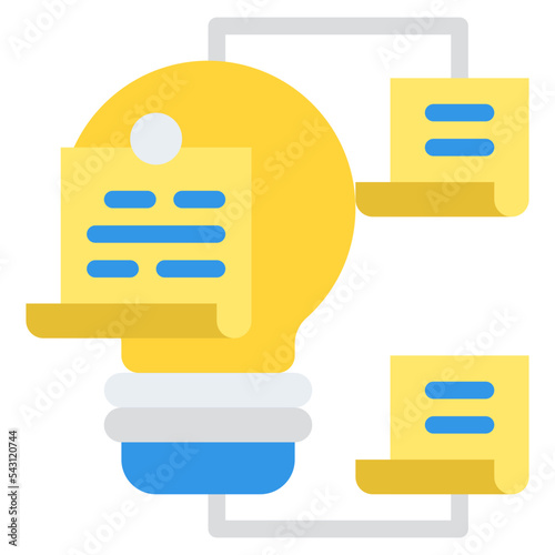 stick notes design thinking practical process knowledge icon
