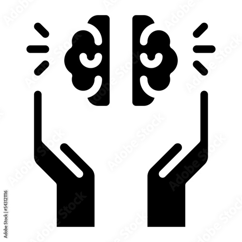 hands design thinking practical process knowledge icon