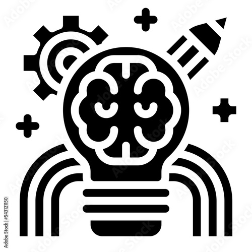 inspiration design thinking practical process knowledge icon