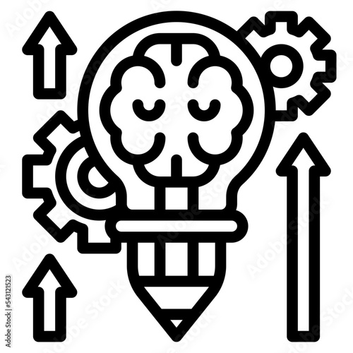 design thinking design thinking practical process knowledge icon