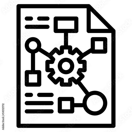 scheme design thinking practical process knowledge icon