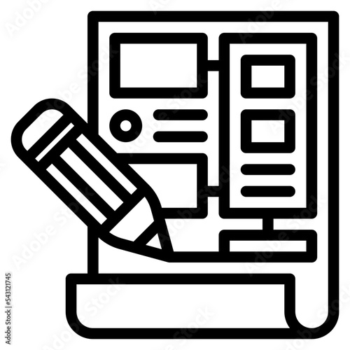 storyboard design thinking practical process knowledge icon