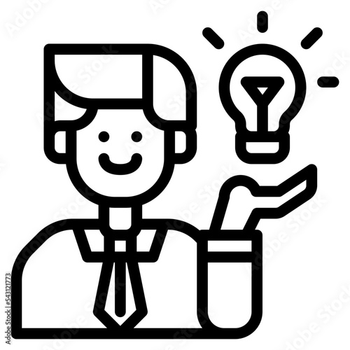 think design thinking practical process knowledge icon