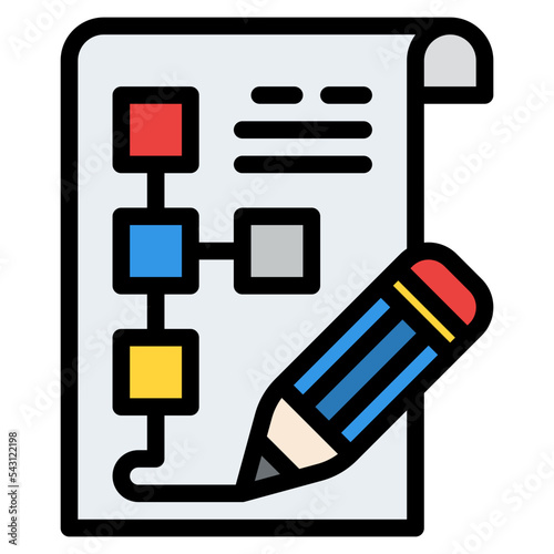 process content publishing copywriting blog posts icon