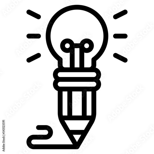 idea content publishing copywriting blog posts icon photo