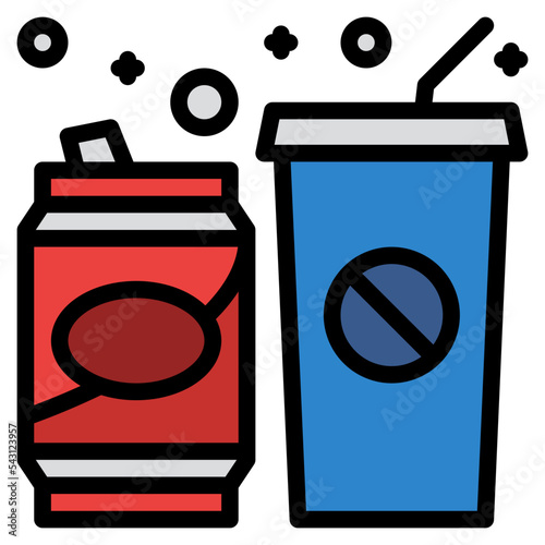 drink movie cinema entertain free time icon
