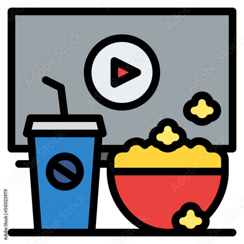 home tv movie  cinema entertain free time icon