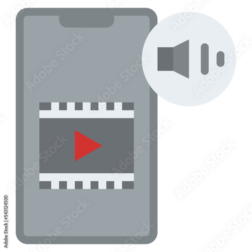 movie app movie cinema entertain free time icon