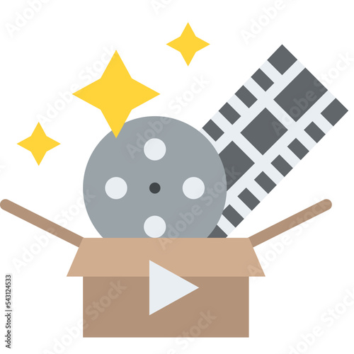 new movie movie cinema entertain free time icon