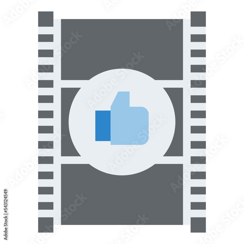 rating movie cinema entertain free time icon