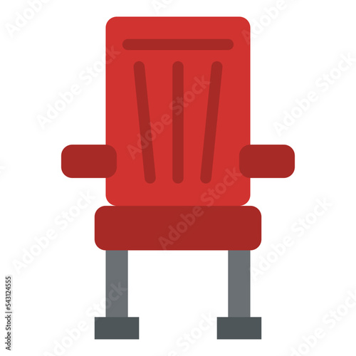 seat movie cinema entertain free time icon
