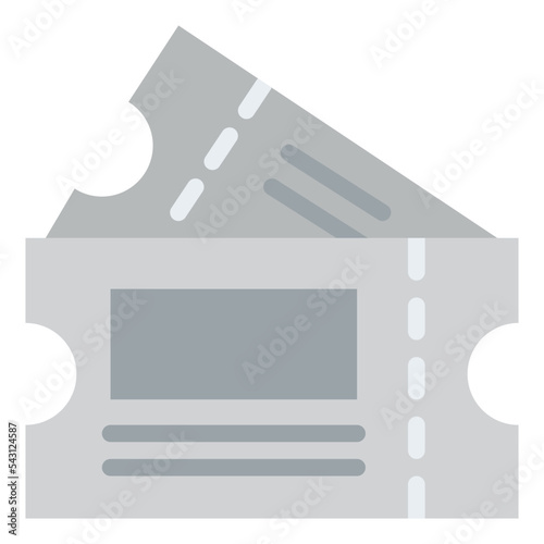 ticket movie cinema entertain free time icon