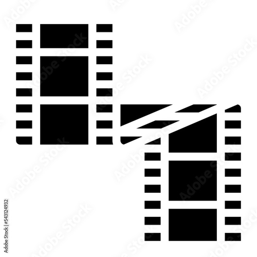 film movie cinema entertain free time icon
