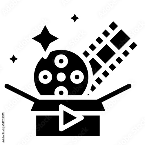 new movie movie cinema entertain free time icon