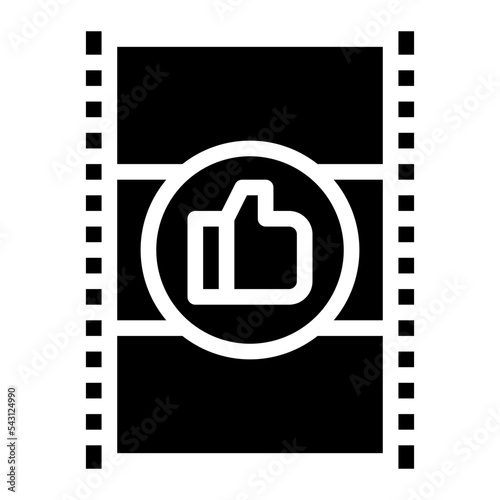rating movie cinema entertain free time icon