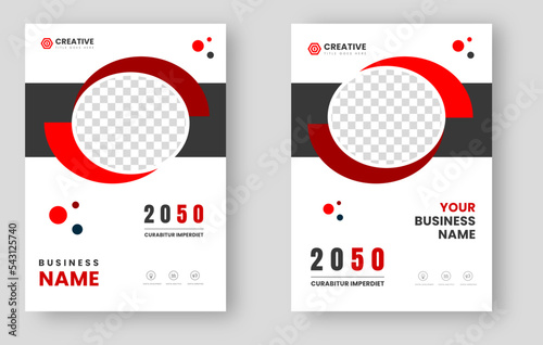 corporate modern Business Book Cover Design Template in A4 size. Can be use to Brochure, book cover, Annual Report, Corporate Presentation, Flyer, Magazine.