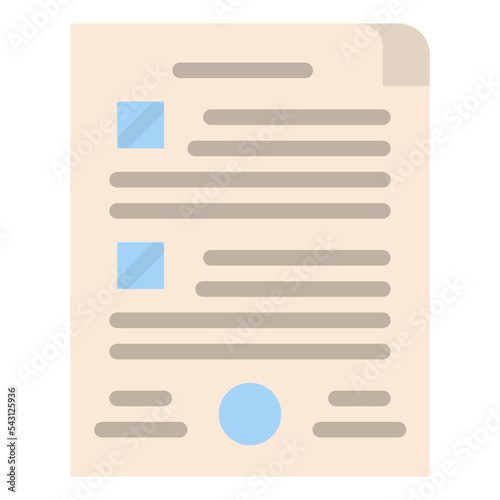 agreement document icon