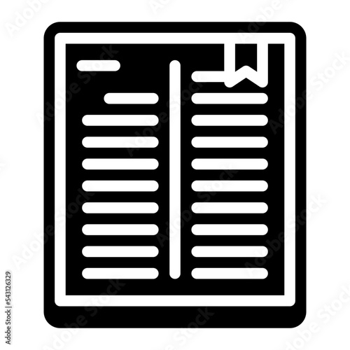 ebook document icon