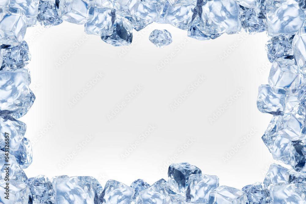 Fototapeta premium Ice cubes