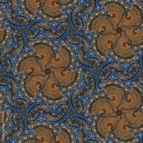 Turkish fashion for floor tiles and carpet. Traditional mystic background design. Arabesque ethnic texture. Geometric stripe ornament cover photo. Repeated pattern design for Moroccan textile print