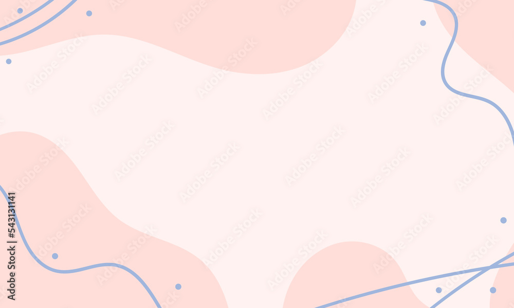 Pastel pink boarder with blue decorative elements Pastel pink boarder with blue decorative elements